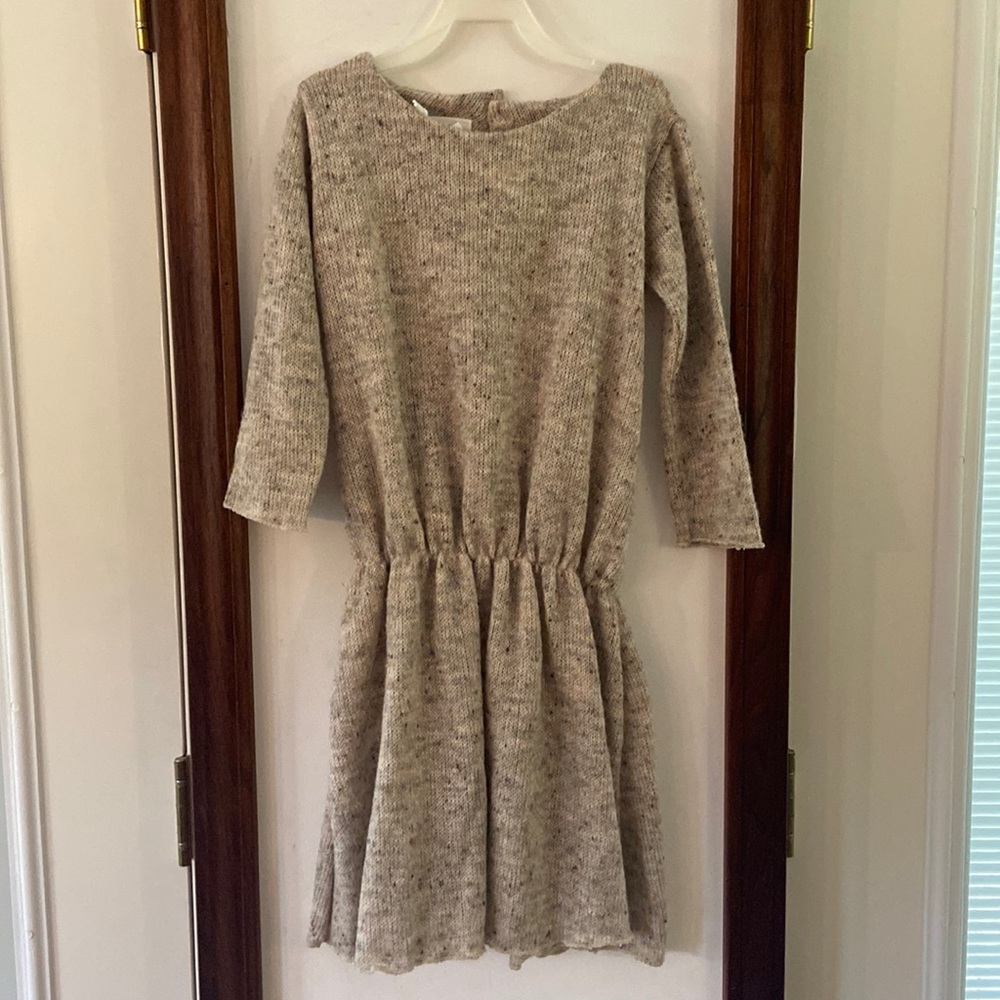 NWT Opililai Oatmeal Knitted Wool Dress 8